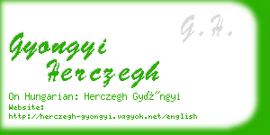 gyongyi herczegh business card